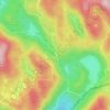 Carte topographique Mirin, altitude, relief