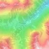 Carte topographique Sapin Gogant, altitude, relief