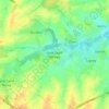 Carte topographique Lens-Saint-Servais, altitude, relief