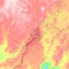 Carte topographique Măng Đen, altitude, relief