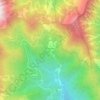 Carte topographique Acquarossa, altitude, relief