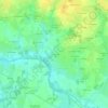 Carte topographique Le Clos d'Hel, altitude, relief