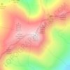 Carte topographique Mount Adams, altitude, relief