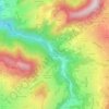 Carte topographique Le Sonnant d'Uriage, altitude, relief