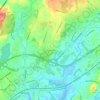 Carte topographique Forest Heights, altitude, relief