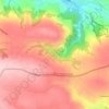 Carte topographique Thornland Wood, altitude, relief