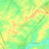 Carte topographique Baudecet, altitude, relief