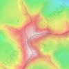 Carte topographique Garnedd Ugain, altitude, relief