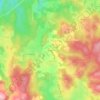 Carte topographique Chemin, altitude, relief