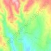 Carte topographique Lamas, altitude, relief