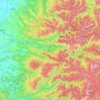 Carte topographique Santiam State Forest, altitude, relief