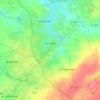 Carte topographique Servigny, altitude, relief