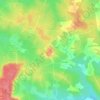 Carte topographique Francs, altitude, relief