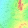 Carte topographique Délégation Beni Khalled, altitude, relief