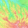 Carte topographique 64290, altitude, relief