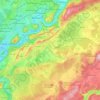 Carte topographique 25660, altitude, relief