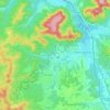 Carte topographique 88480, altitude, relief