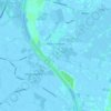 Carte topographique Nieuw-Vossemeer, altitude, relief