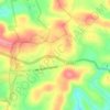 Carte topographique Meadows of Dan, altitude, relief