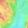 Carte topographique Vers-en-Montagne, altitude, relief