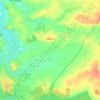 Carte topographique Montlouis, altitude, relief