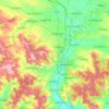 Carte topographique 2020, altitude, relief