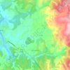 Carte topographique Les Laubies, altitude, relief