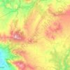 Carte topographique Eşme, altitude, relief