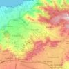 Carte topographique Tegueste, altitude, relief