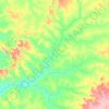 Carte topographique Rochedo, altitude, relief