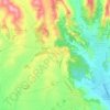 Carte topographique Moriondo Torinese, altitude, relief