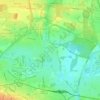 Carte topographique North Gosforth, altitude, relief