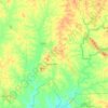 Carte topographique Ibarapa East, altitude, relief