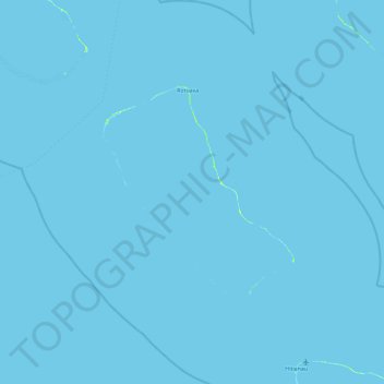 Carte topographique Fakarava, altitude, relief