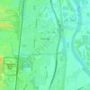 Carte topographique Talange, altitude, relief