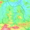 Carte topographique Krenglbach, altitude, relief