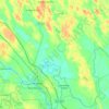 Carte topographique Town of Schroeppel, altitude, relief