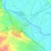 Carte topographique Deïr ez-Zôr, altitude, relief