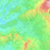 Carte topographique 70300, altitude, relief