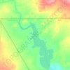 Carte topographique Red Bluff Reservoir, altitude, relief