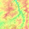 Carte topographique Journet, altitude, relief