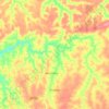 Carte topographique Anapurus, altitude, relief