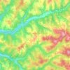 Carte topographique Marquay, altitude, relief