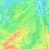 Carte topographique Turnersville, altitude, relief