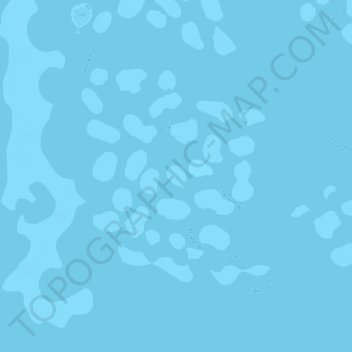 Carte topographique Illinois, altitude, relief