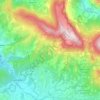Carte topographique Le Poët-Sigillat, altitude, relief