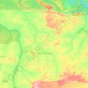 Carte topographique Nova Bandeirantes, altitude, relief