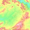 Carte topographique Saceruela, altitude, relief