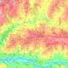 Carte topographique Saint-Brice-sur-Vienne, altitude, relief