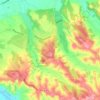 Carte topographique Léojac, altitude, relief